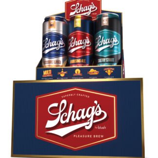 Blush Schag's Beer Can Stroker 12 Pack Merchandising Kit