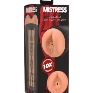 Curve Toys Mistress Vibrating Ass Masturbator - Tan