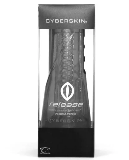 CyberSkin Release Deep Pussy Stroker - Clear