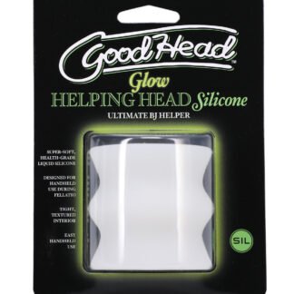GoodHead Silicone Glow Helping Head - Frost