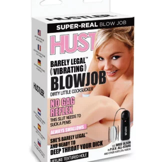 Hustler Barely Legal Vibrating Blowjob Stroker - Bree Olson