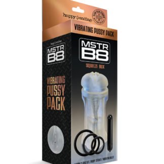 MSTR B8 Squeeze Vibrating Pussy Pack - Kit of 5 Clear