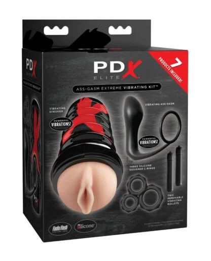 PDX Elite Ass Gasm Vibrating Kit