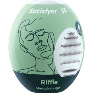 Satisfyer Masturbator Egg Riffle - Light Green