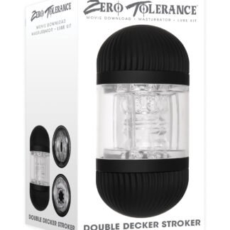 Zero Tolerance Double Decker Stroker - Black/Clear