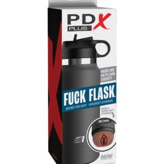 PDX Plus Fuck Flask Secret Delight Stroker - Brown/Grey
