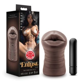 Blush EnLust Mouth Stroker w/Vibrating Bullet - Krystal