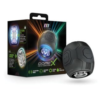 Blush M for Men Dome X Vibrating Masturbator - Black
