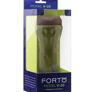 Forto Model V-20 Hard-Side Vagina Masturbator - Dark
