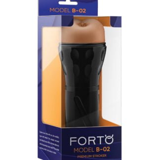 Forto Model B-02 Hard-Skin Ass Masturbator - Tan