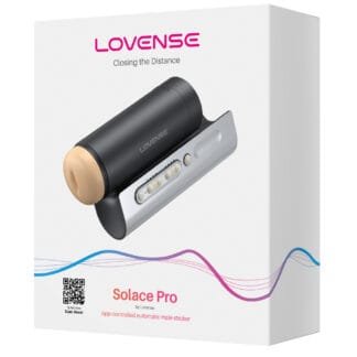 Lovense Solace Pro Thrusting Masturbator - Black